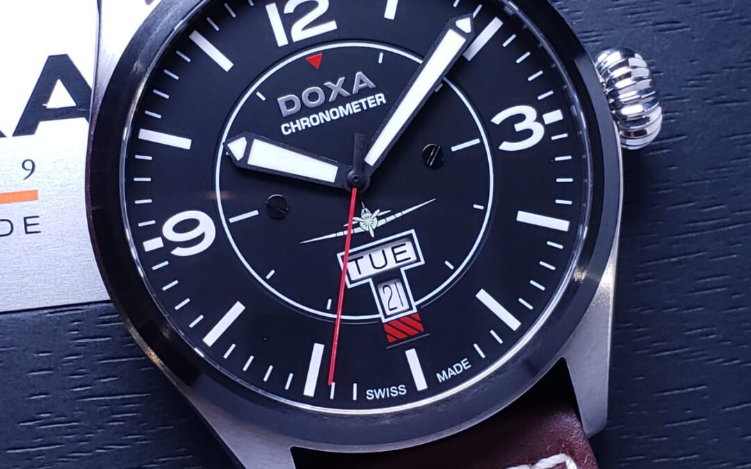 瑞士製造DOXA – COSC天文台認證 Pilot手錶