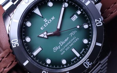 EDOX Sky Diver 70s 復刻潛水錶