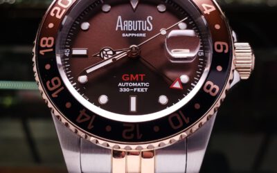 ARBUTUS GMT 機械錶到貨了